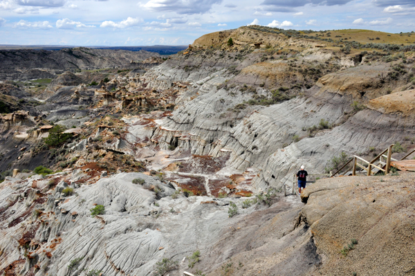 Lee Duquette on the Cap Rock trail